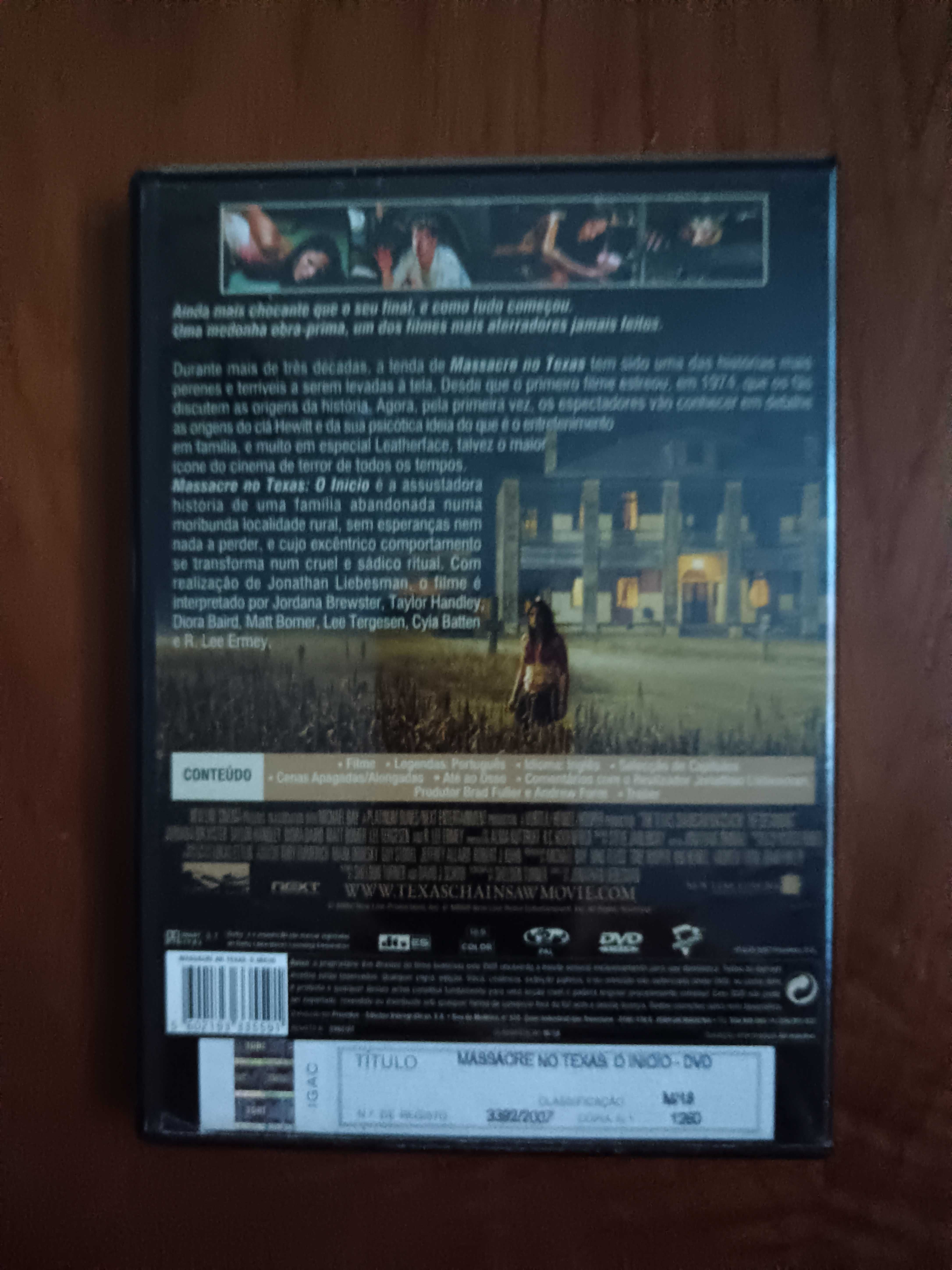 filme dvd original - massacre no Texas o inicio