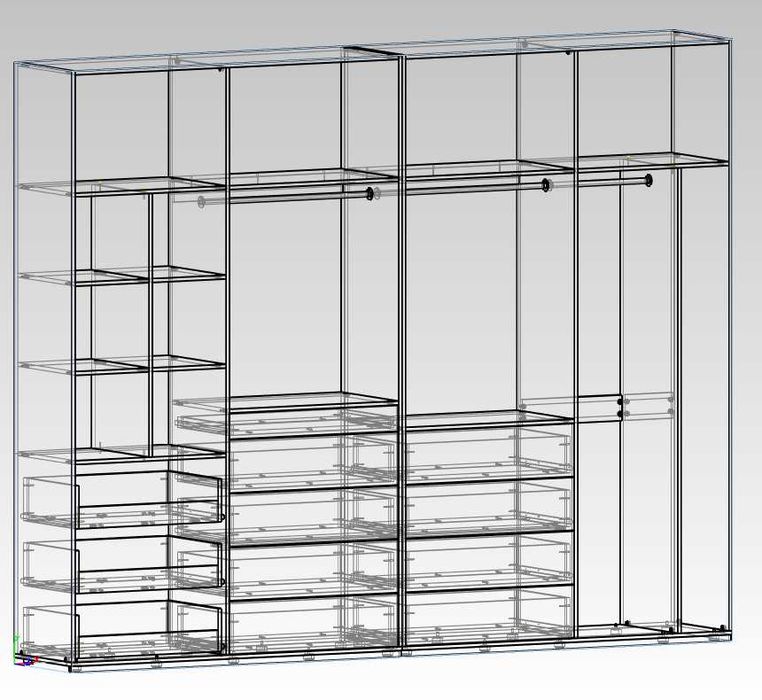 Конструюю меблі під замовлення. Працюю  "Базіс-Мебляр 11"