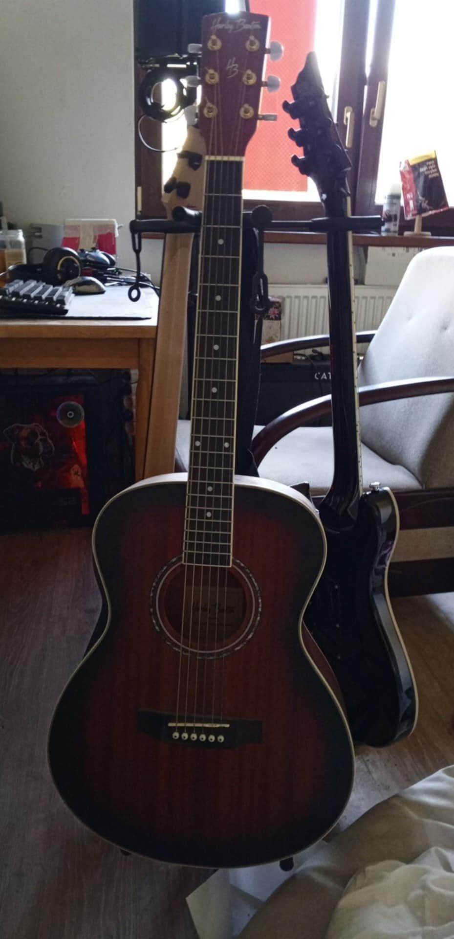 Harley benton cg-45e vintage sunburst gitara Elektro Akustyczna
