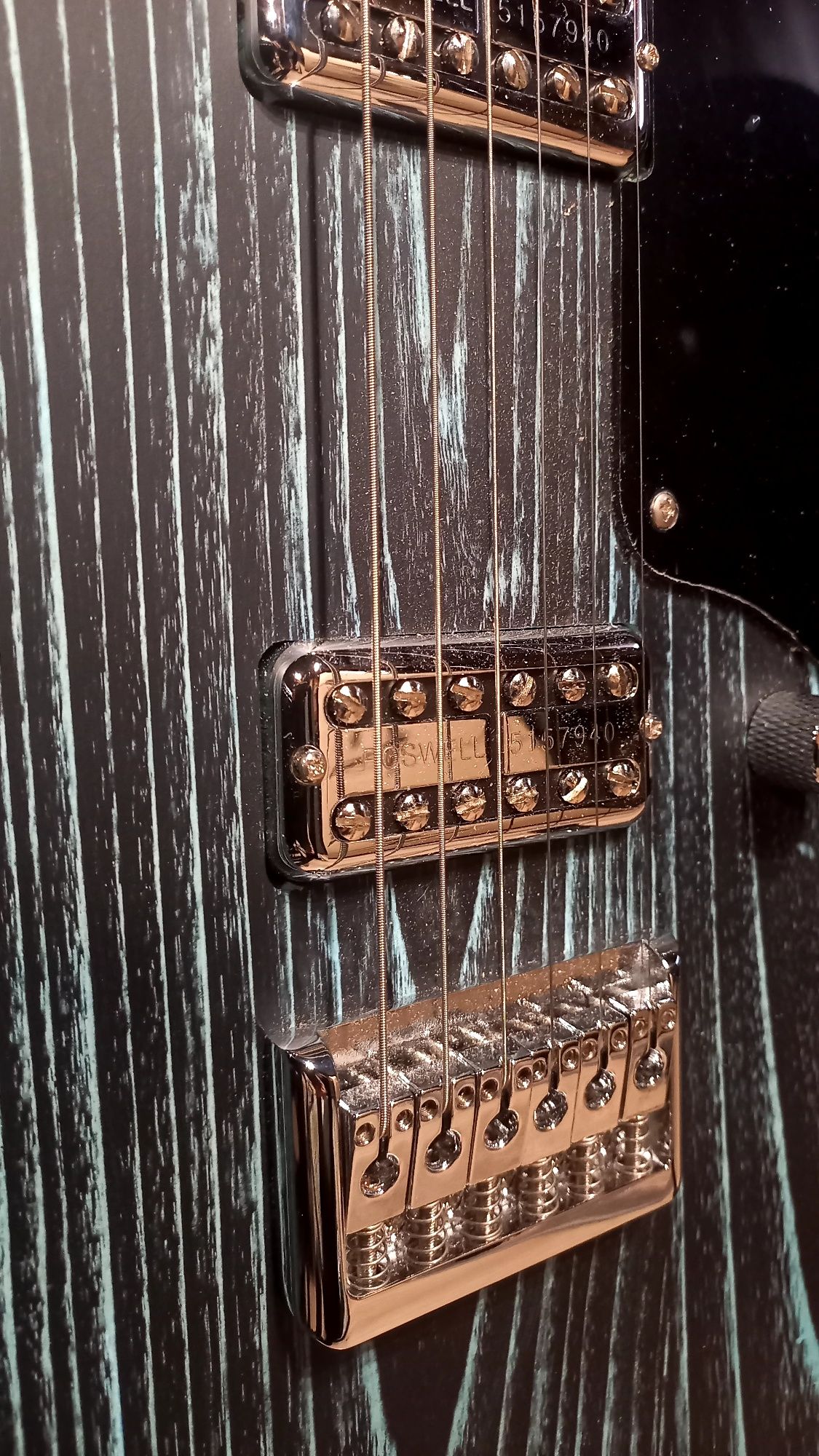 Gitara Telecaster, przepiękny wzór i lakier, Zrób swoje logo na główce