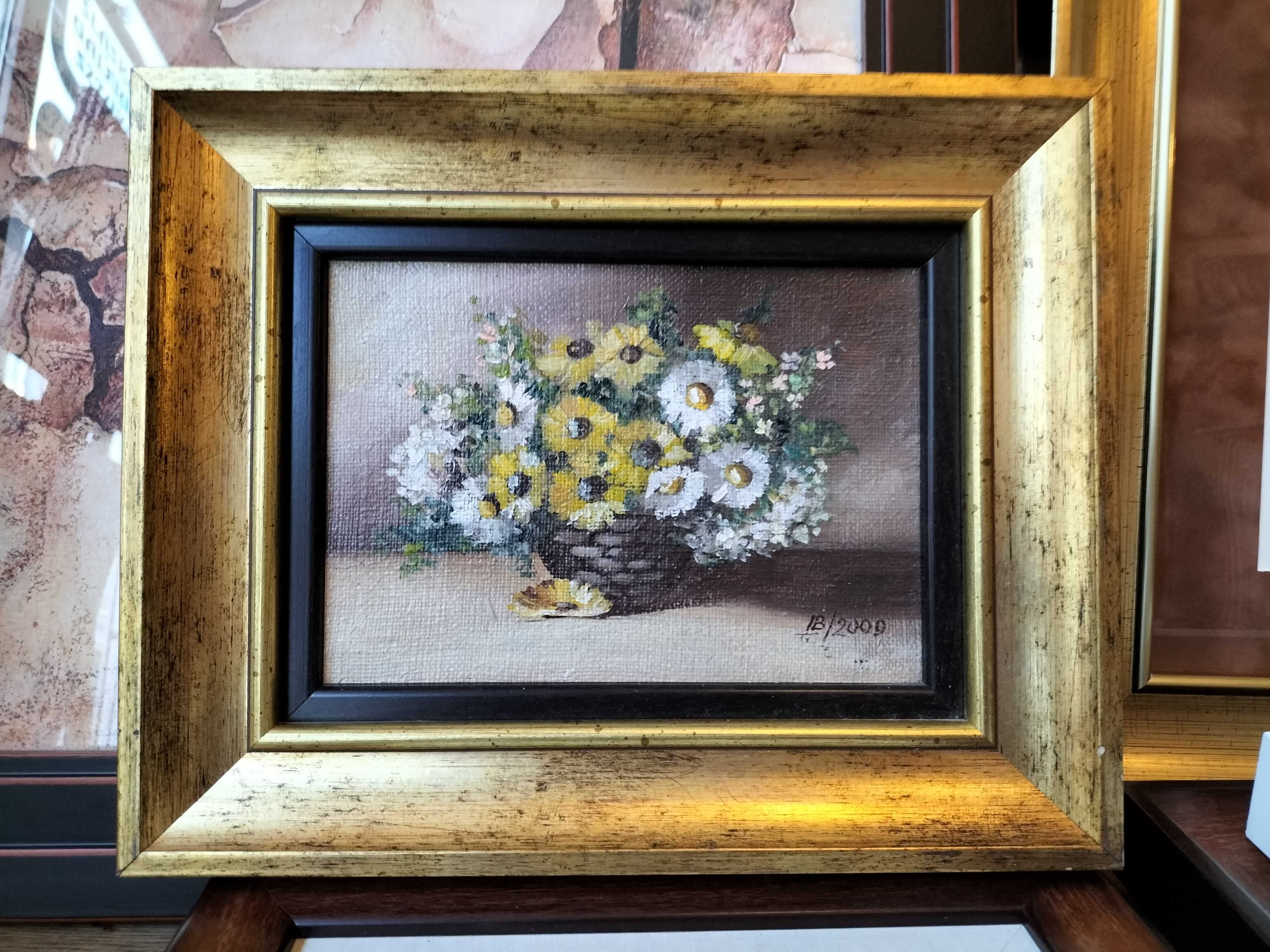 Obraz olejny, Ludwika Barnaś "Kwiaty".