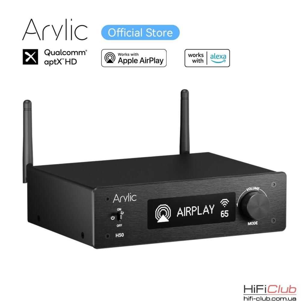 Мережевий стерео міні-підсилювач стрімер Arylic H50 Wireless