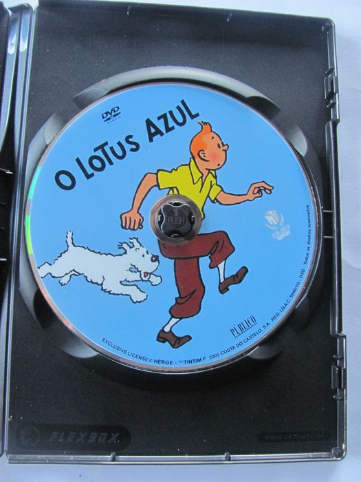 DVD Tin Tim em O Lotus Azul