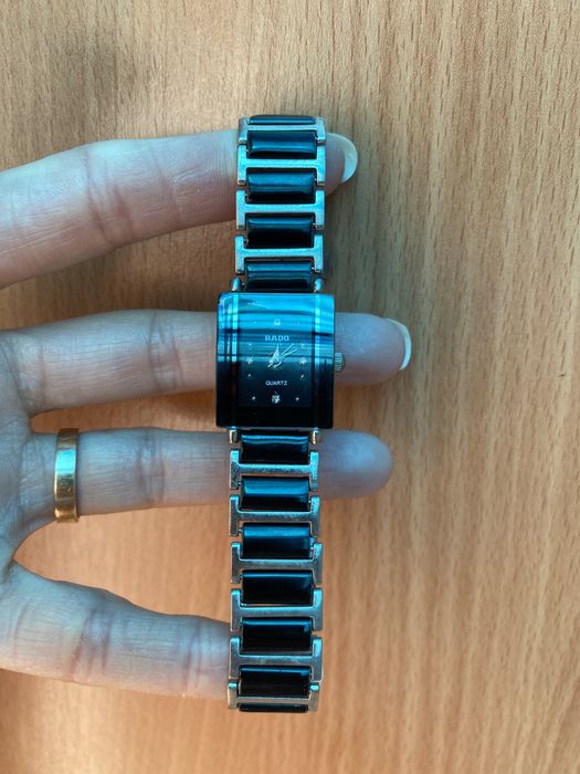 Relógio senhora rado preto modelo semelhante jubile