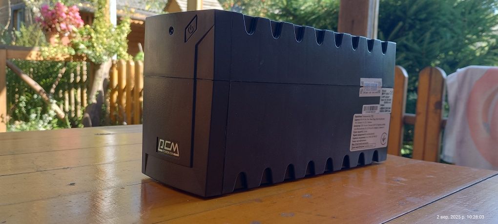 Пристрій безперебійного живлення Powercom RPT-600A Schuko