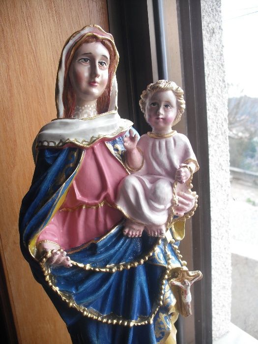 Escultura Arte Sacra Talha Madeira Nossa Senhora do Rosário