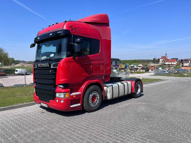 PIĘKNA SCANIA R420 EURO5 z ADBLUE z łatwością wyprzedza mercedesy