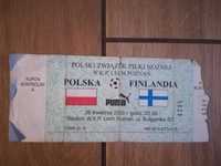 Bilet 2000 rok Polska - Finlandia
