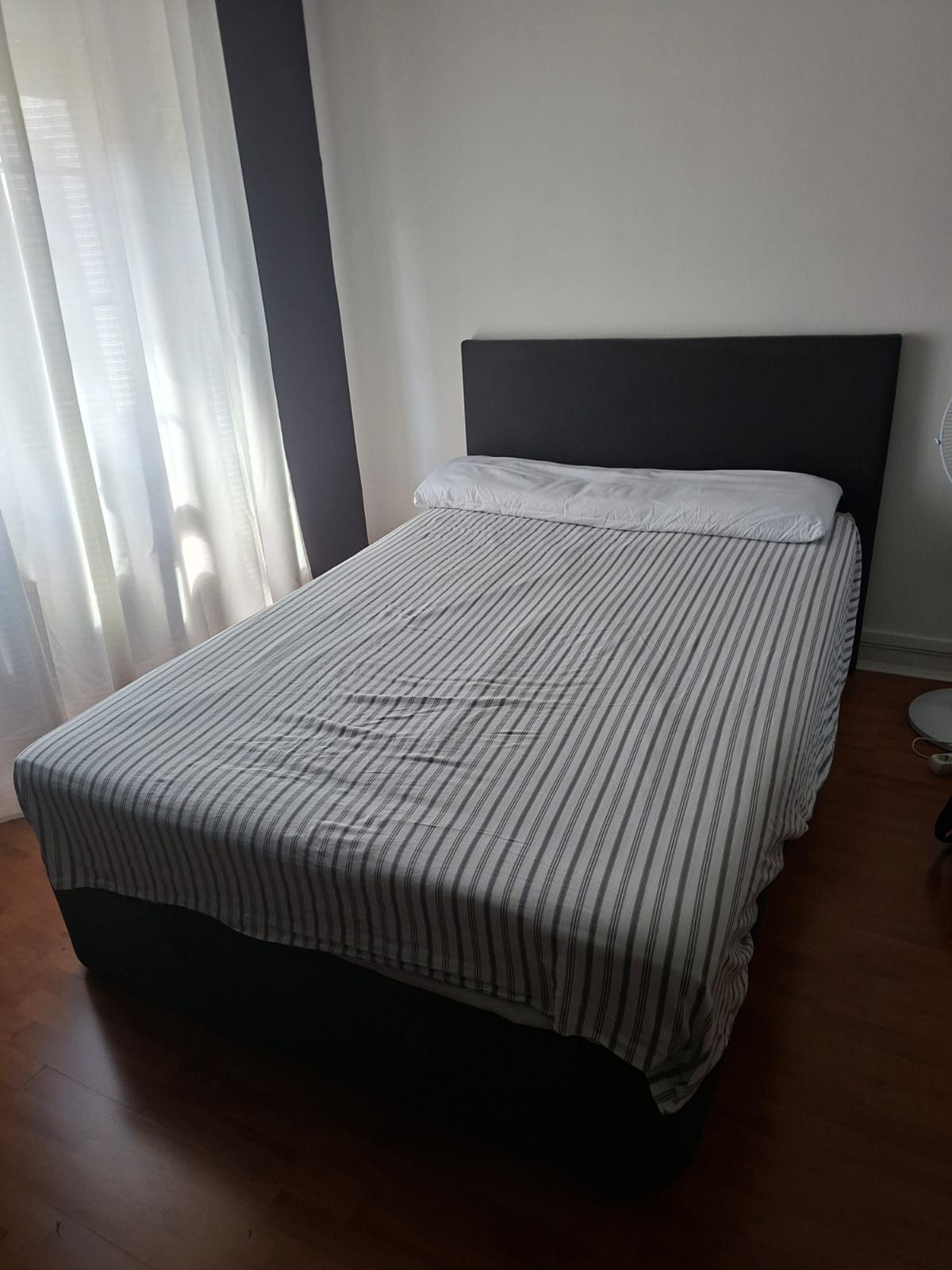 Cama Abatível 200×140 cm com Arrumação + Cabeceira Removível