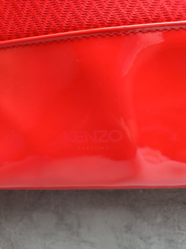 Оригінальний клатч Kenzo червоний красний сумка косметичка