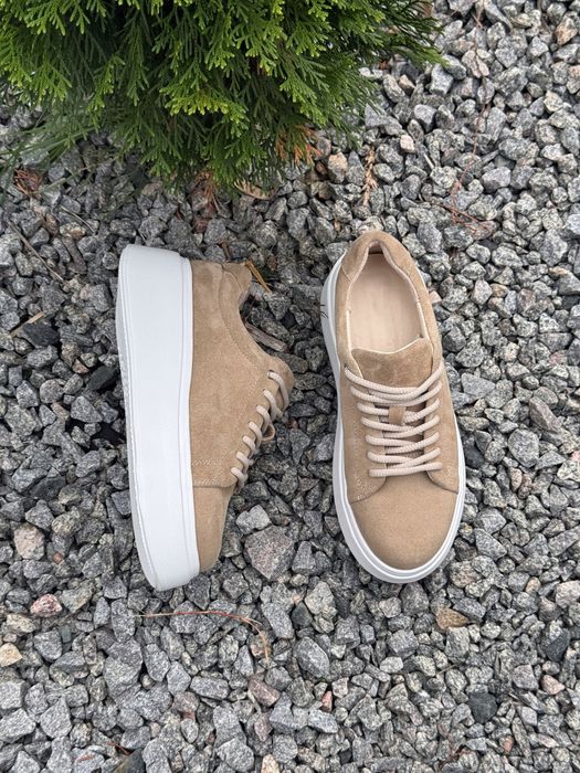 Жіночі замшеві кеди 37-24 см