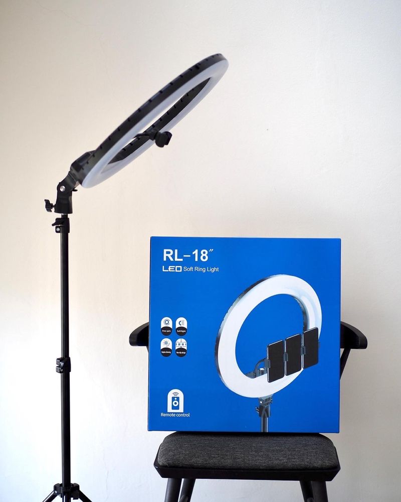 Кольцевая профессиональная лампа RL-18 45 см Оригинал