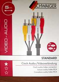 Kabel przewód audio - video (art.017)