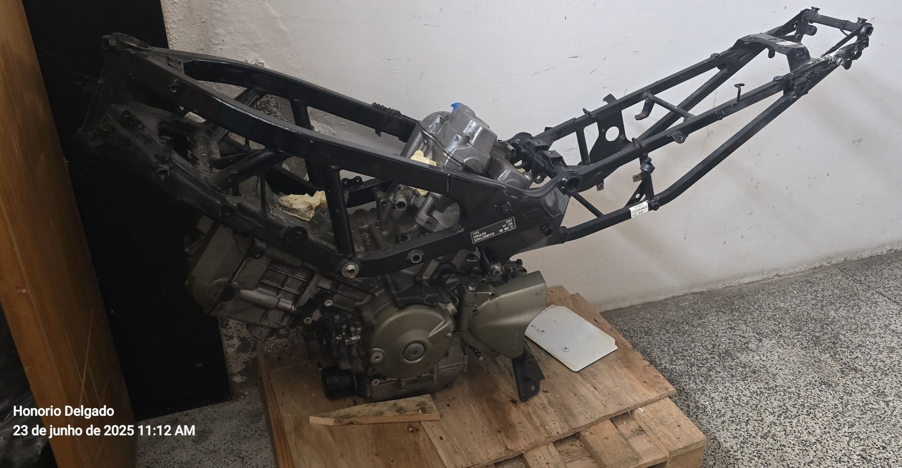 Honda varadero quadro e motor