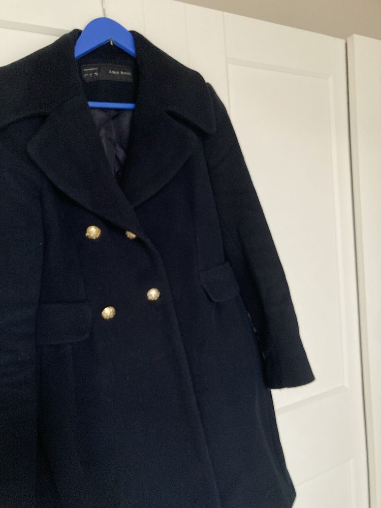 Wełniany płaszcz Zara L