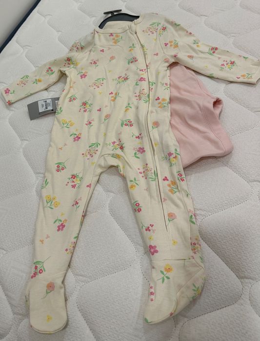 Fato BabyGrow + Body + Babador Novo (3-6M)