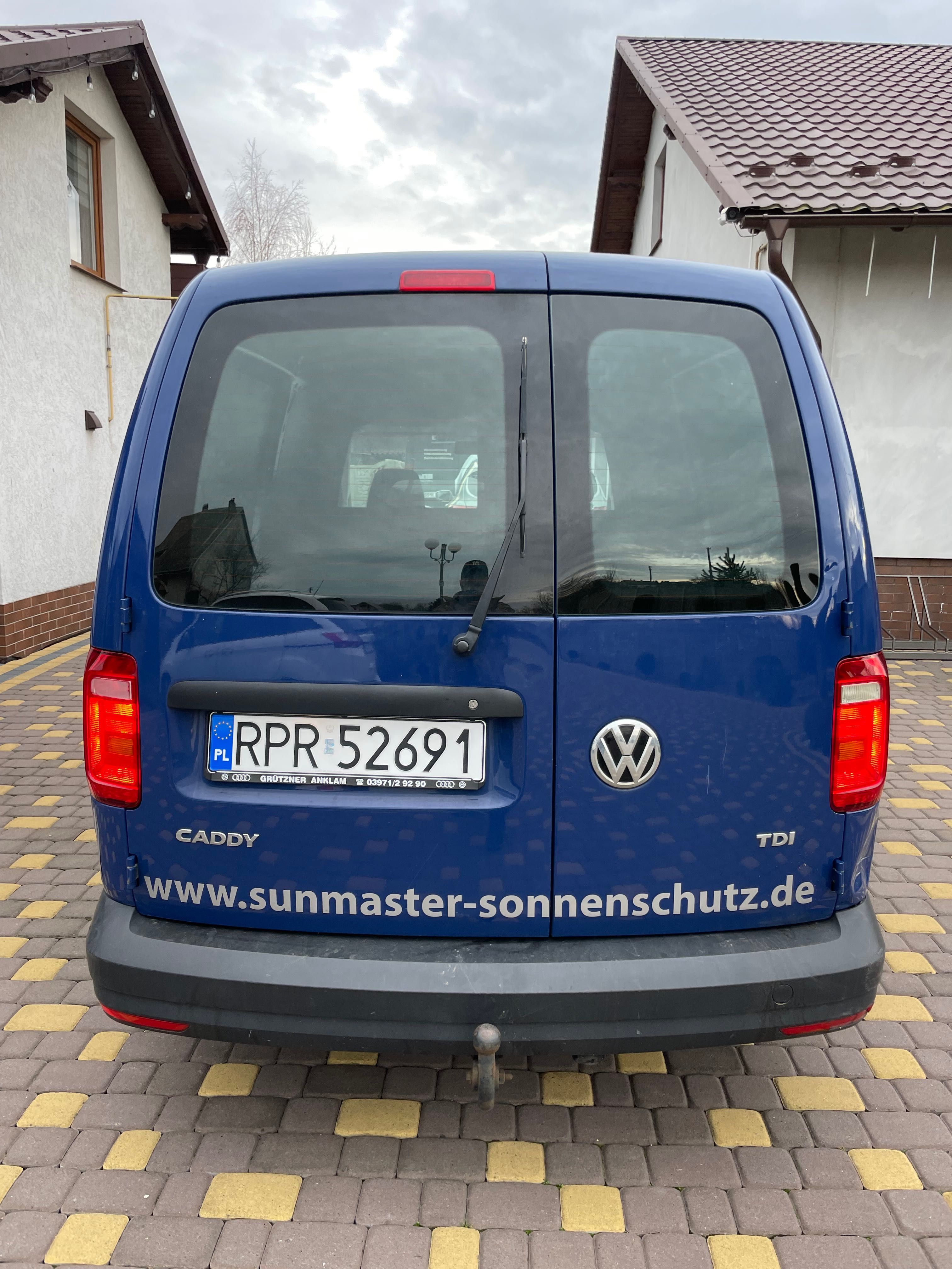 Volkswagen vw caddy 2016r 1.6d Ciężarowy