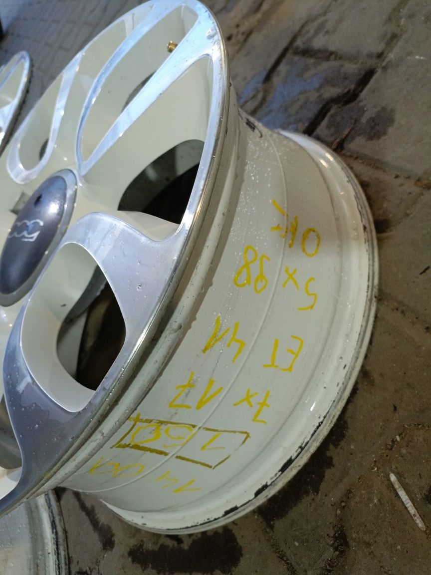 Felgi aluminiowe Fiat 5x98 et41 7jx17