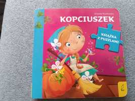 Kopciuszek, książeczka z puzzlami , Wilga