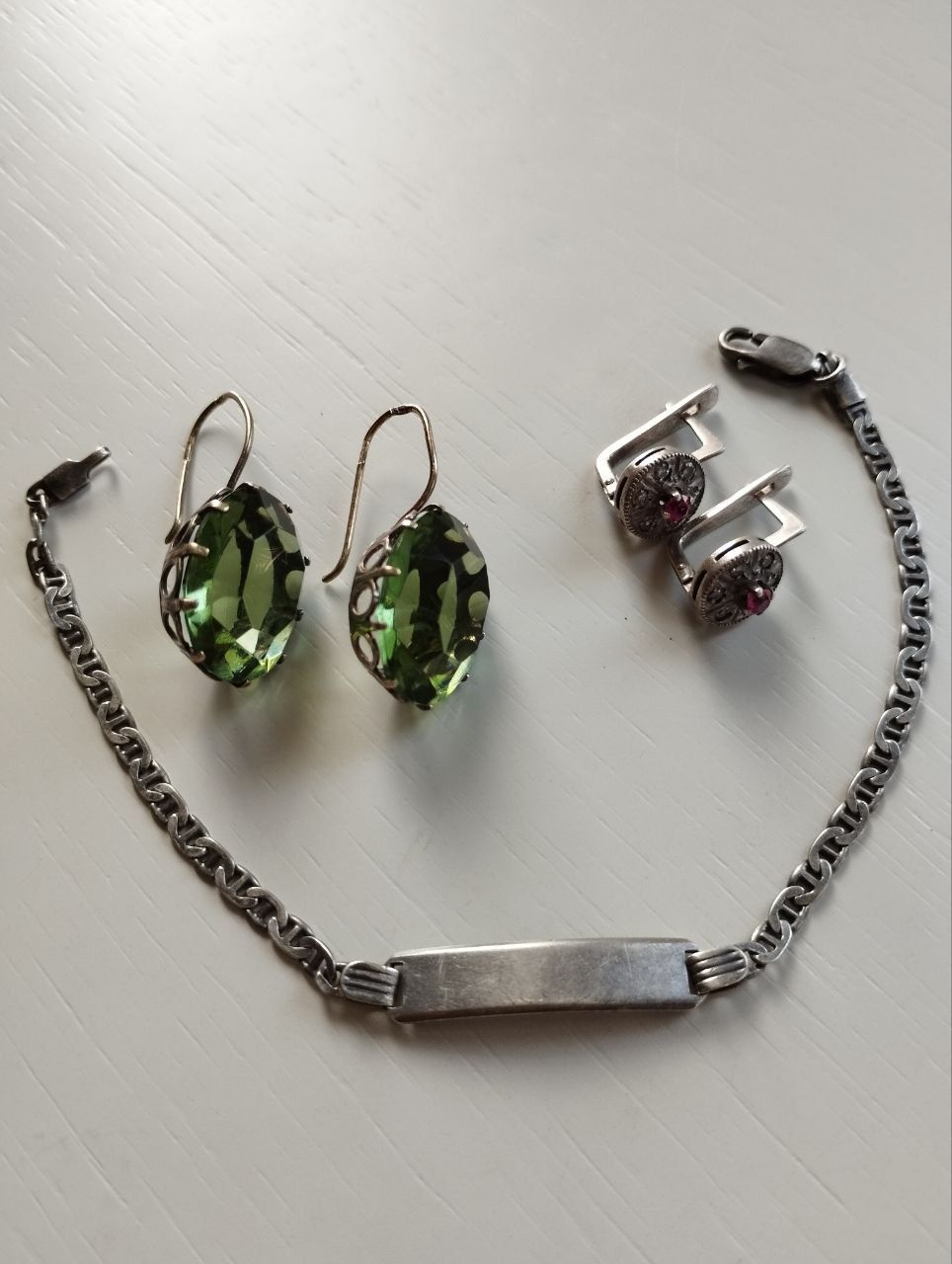 Серьги серебро 925проба, каштан, звезда