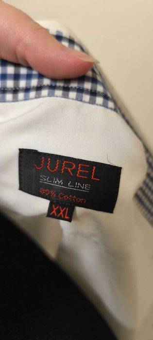 Biała koszula męska Jurel XXL