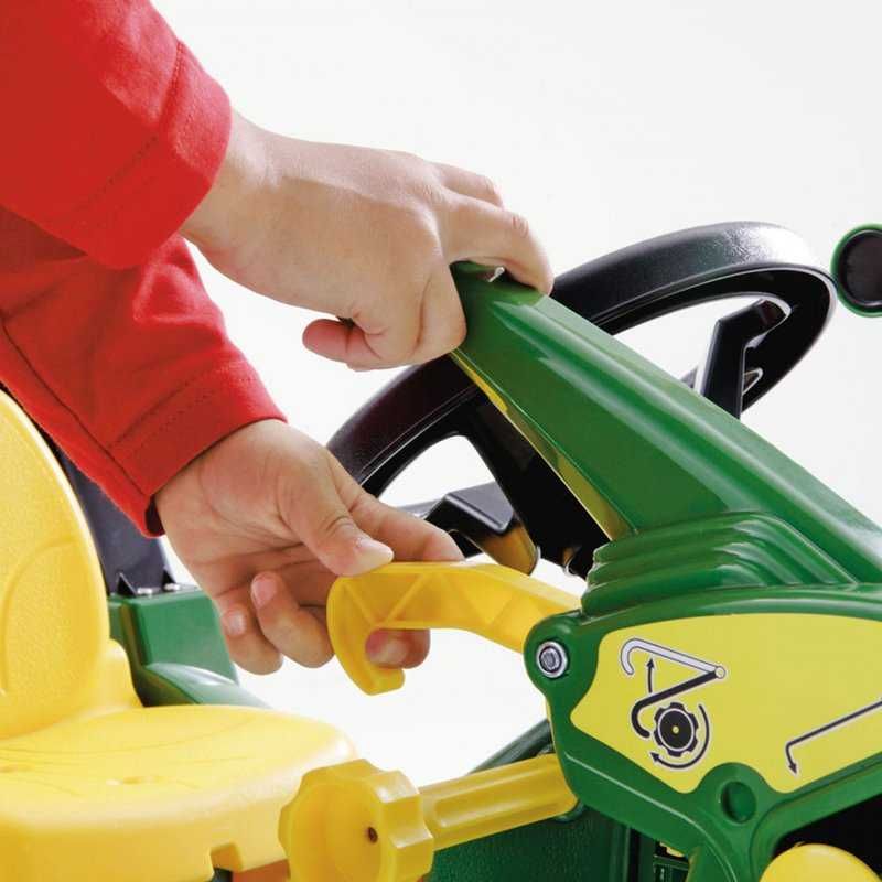 Rolly Toys John Deere Traktor na pedały z łyżką (ładowacz czołowy)