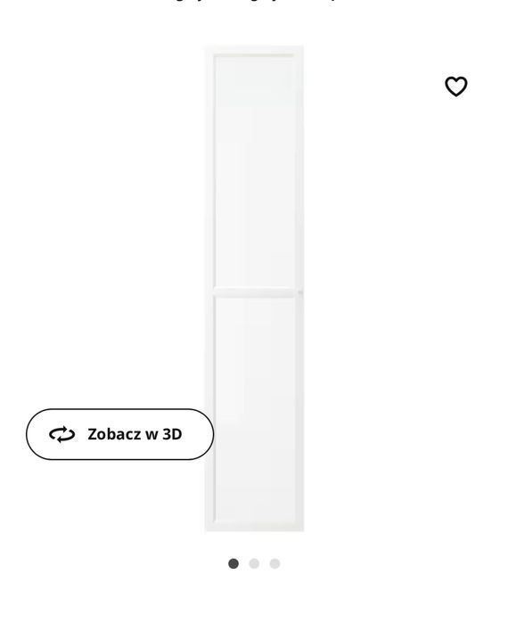 Dzwi szklane oxberg ikea