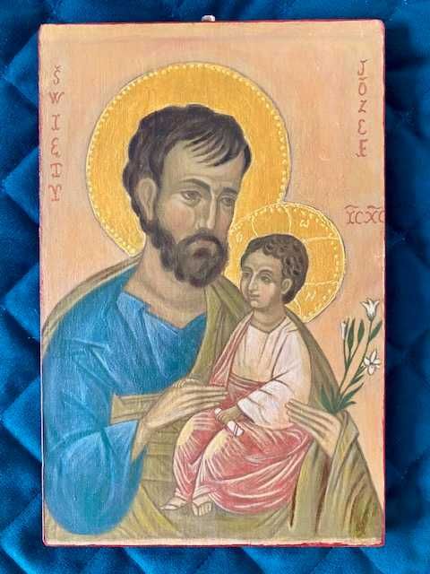 Ikona Św.Józef z Dzieciątkiem Jezus