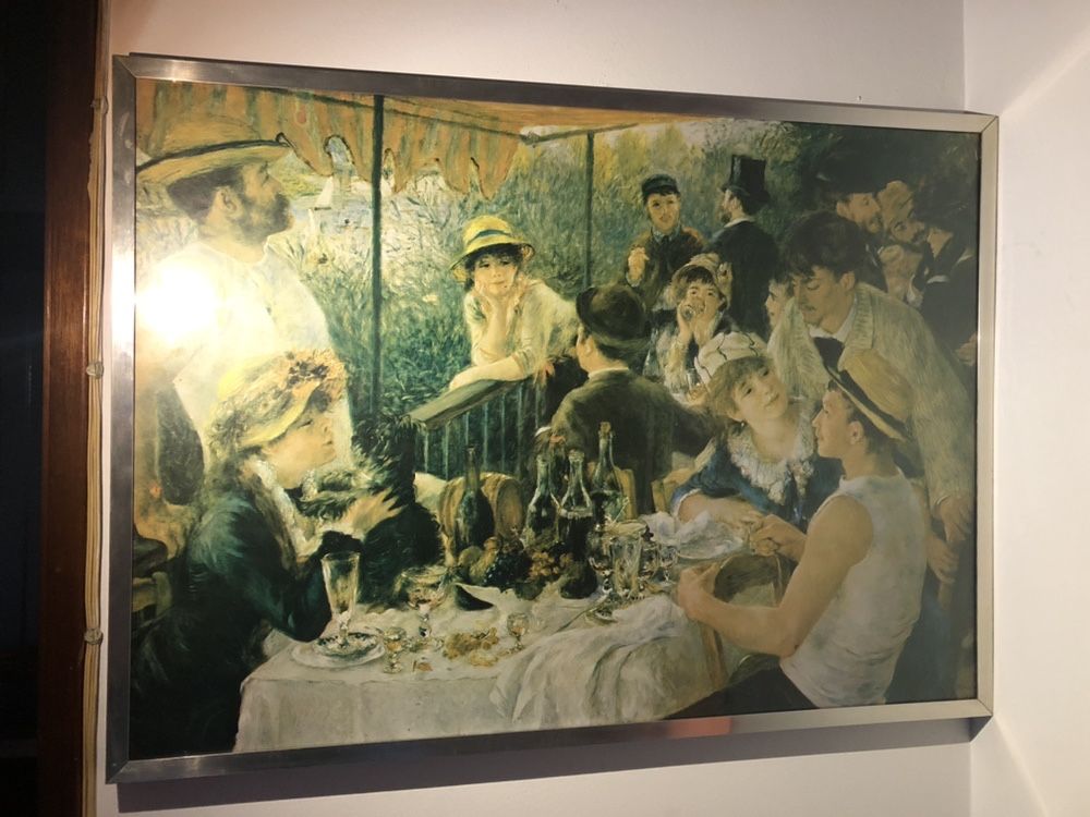 Quadro - Pintura - Renoir - almoço dos barqueiros