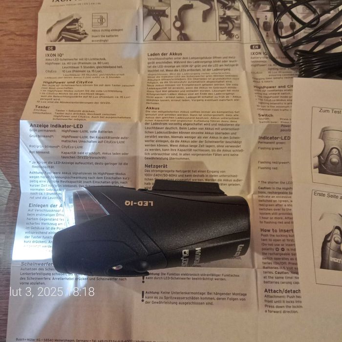 Busch&Muller IXON IQ-Premium/nowe akumulatorki