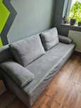 sofa rozkładana szara