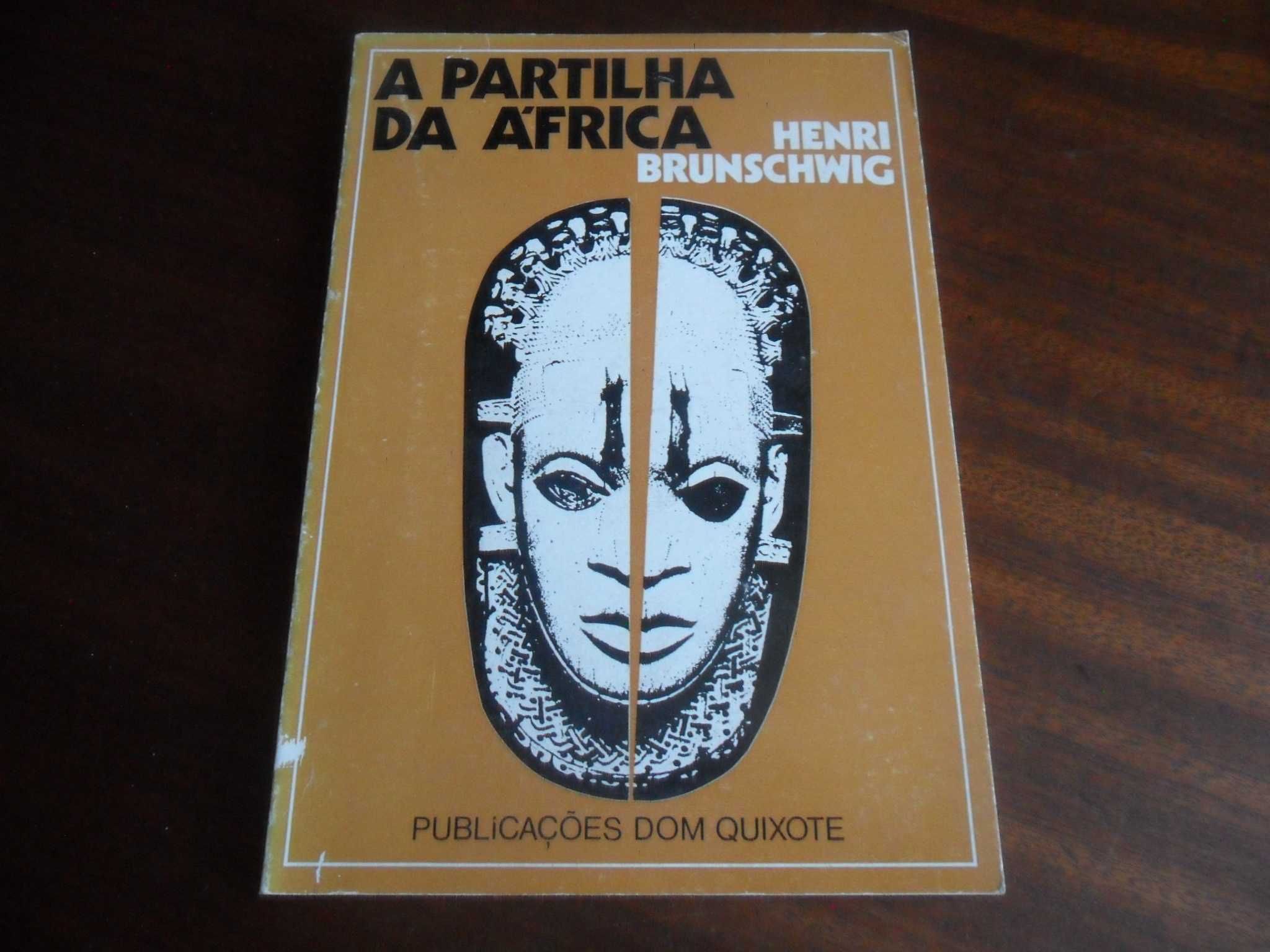 "A Partilha da África" de Henri Brunsching - 1ª Edição de 1972