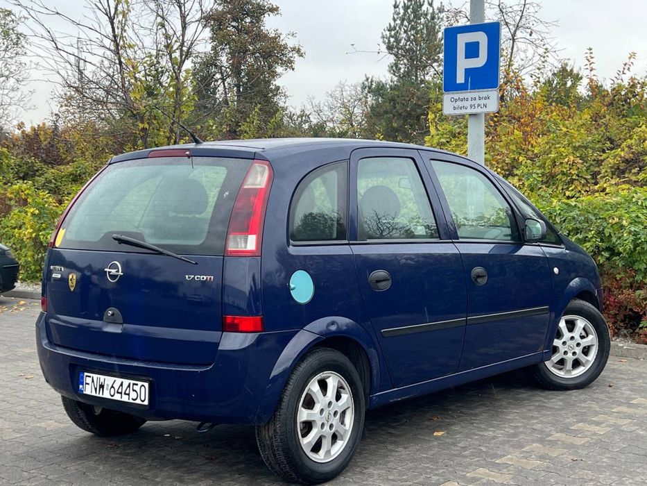Opel Meriva 1.7d // Silnik Isuzu // Niezawodny // Alu // Oszczedny //