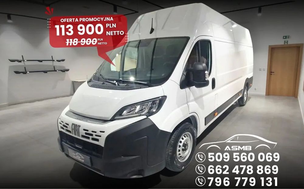 Fiat Ducato L4H3 Furgon  PROMOCJA !! Fabrycznie NOWY Fiat Ducato z 2025 roku ! OD RĘKI !