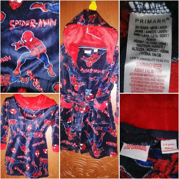 Детский халат Mincraft. Spider-man. Миньоны. StarWars. Playstation.