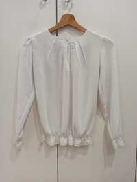 Biała bluzka dla dziewczynki 152