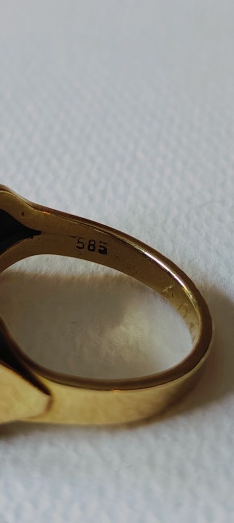Pierścionek, złoto 14k, naturalne brylanty 1,25ct.