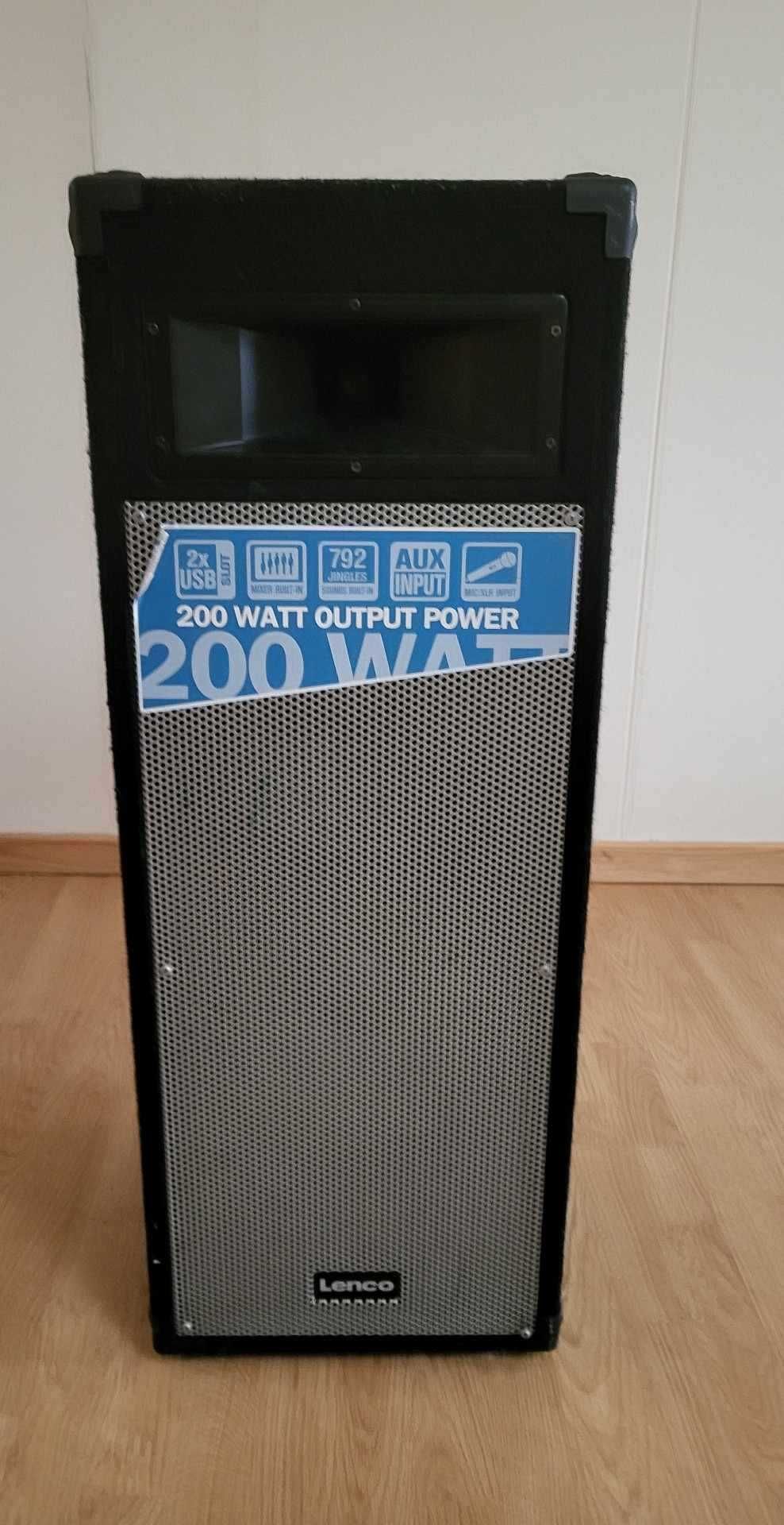 Kolumna aktywna/dj Lenco 200w