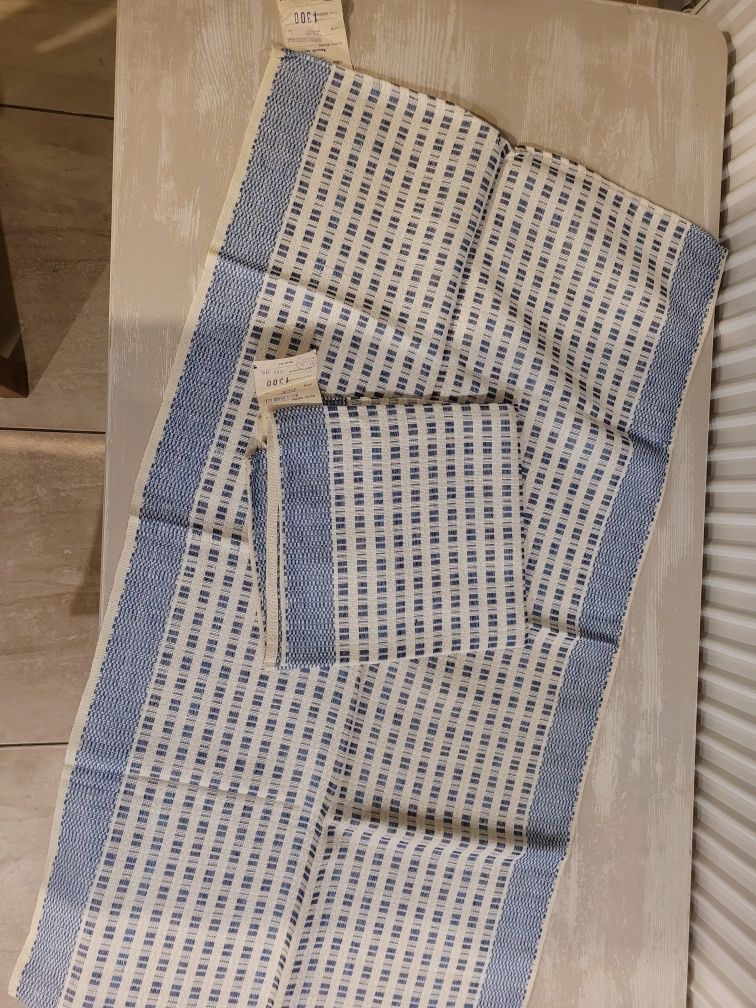 2 ręczniki żakardowe produkcji PRL z metką!