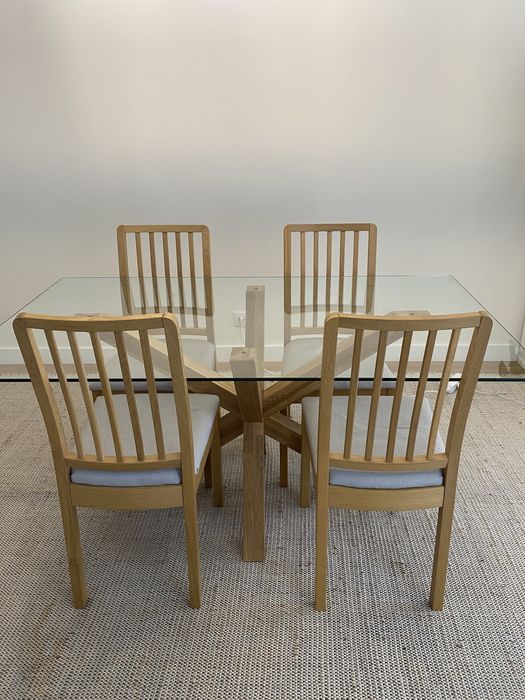 Mesa jantar + 4 cadeiras