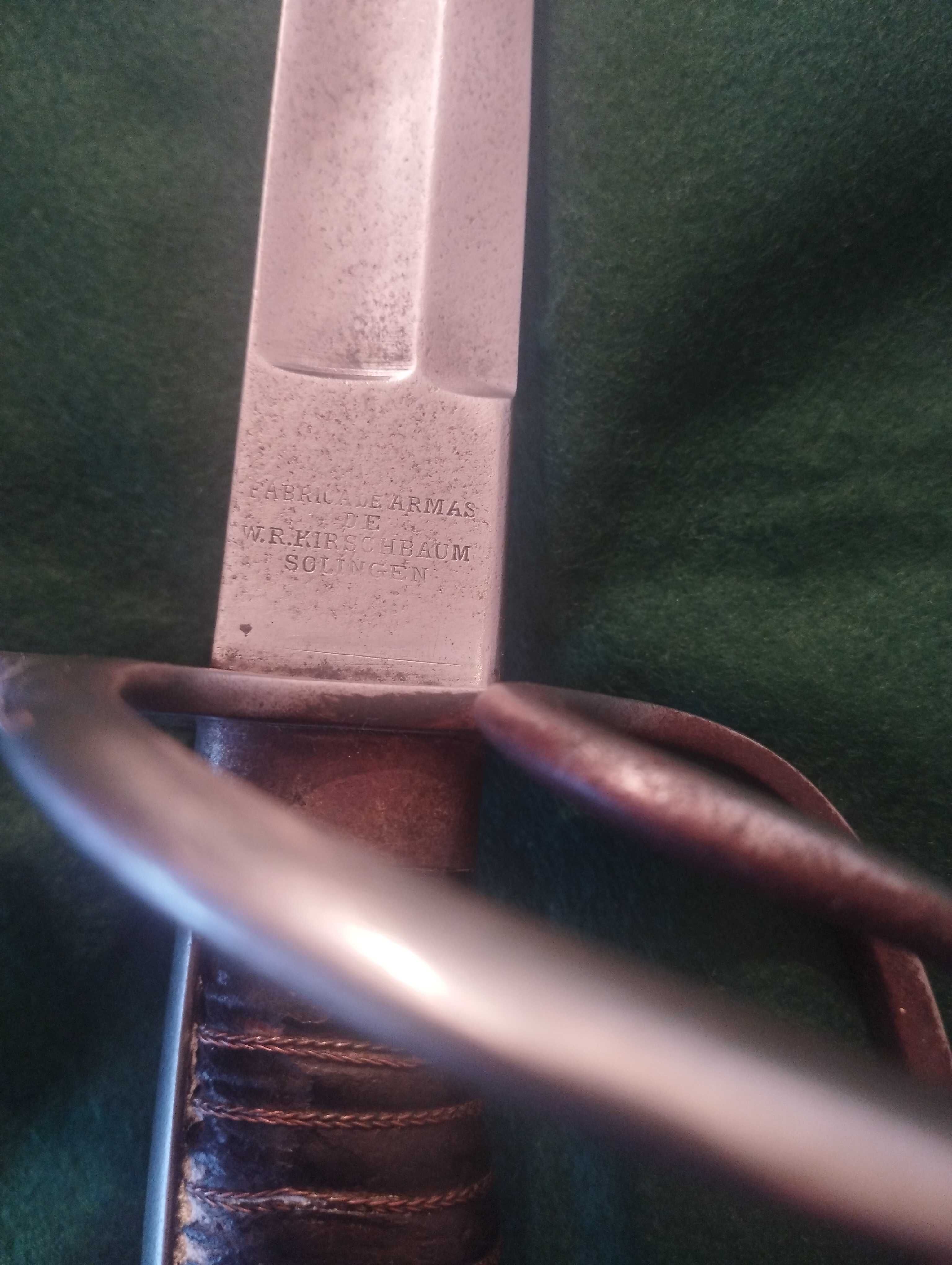 Sabre de Oficial de Cavalaria Modelo 1898 W.R. KIRSHBAUM em Solingen