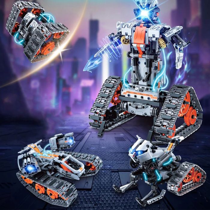 Лего конструктор робот 4в1 дистанційним управлінням та програмуванням