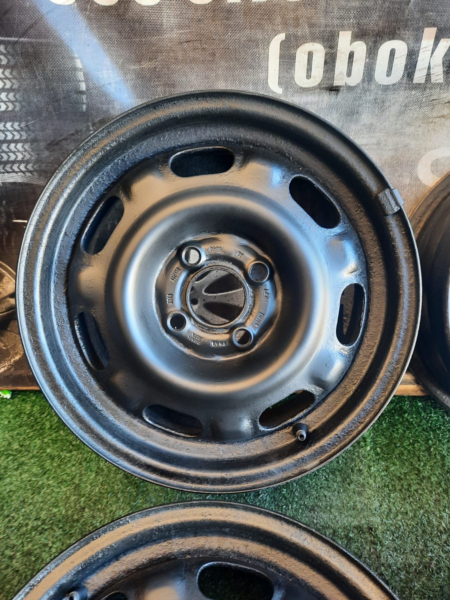 Felgi stalowe 14 4×100 Vw Seat Skoda Komplet