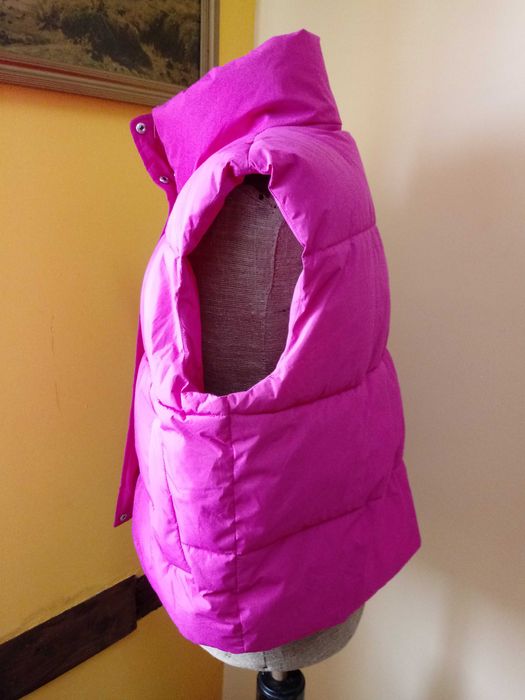 Różowy ocieplany bezrękawnik Donna rozm 42