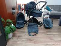 Trio Be Cool Pleat PLUS - Carrinho + Ovo + Alcofa + Saco + Capa Chuva