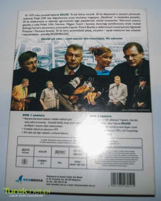 Kabaret długi z palmą w tle