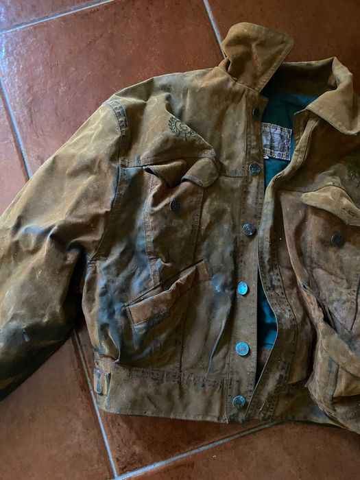 casaco antigo castanho tamanho m