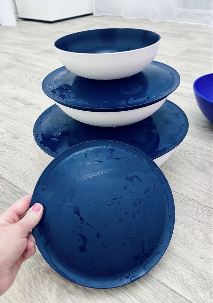 Контейнер судок форма салатник tupperware