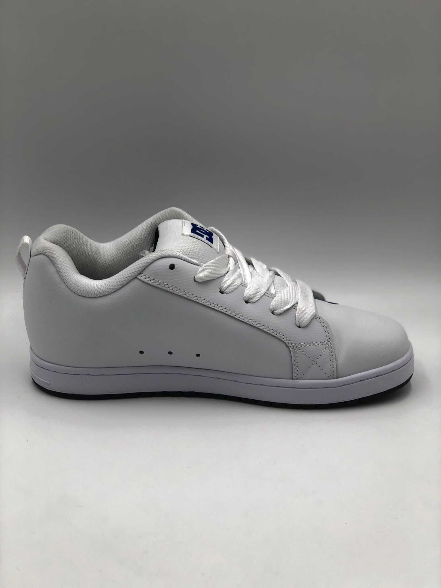 DC Shoes Białe Unisex Skórzane Rozmiar 45