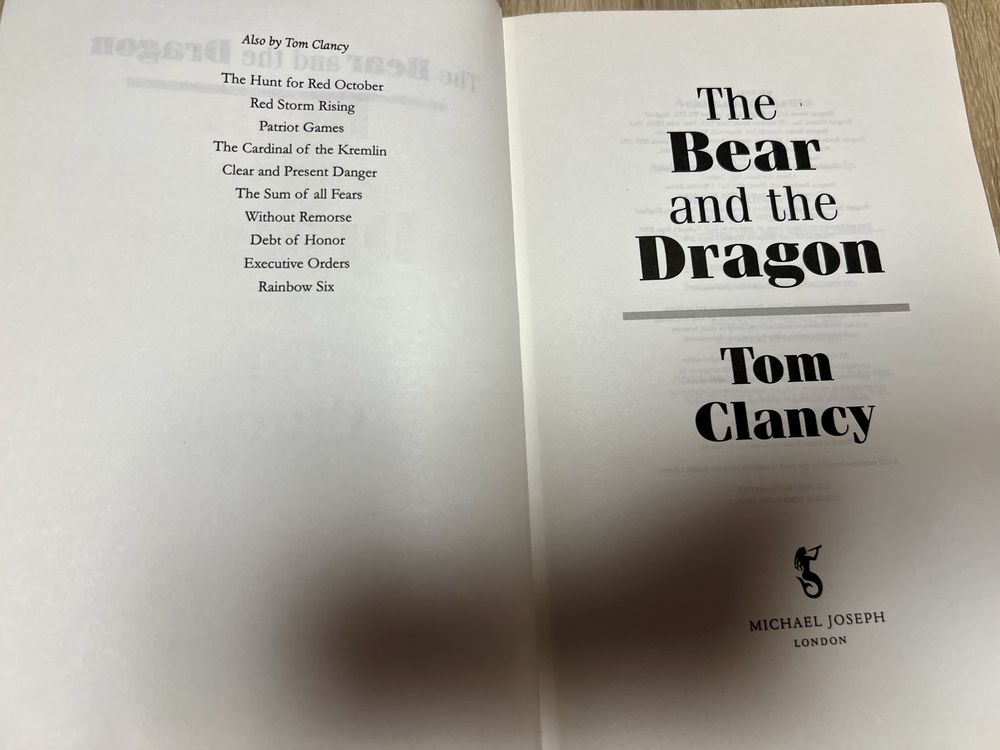 The Bear and The Dragon autor: Tom Clancy